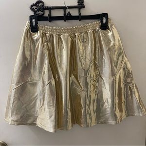 Wonder Woman Metallic Gold Skirt